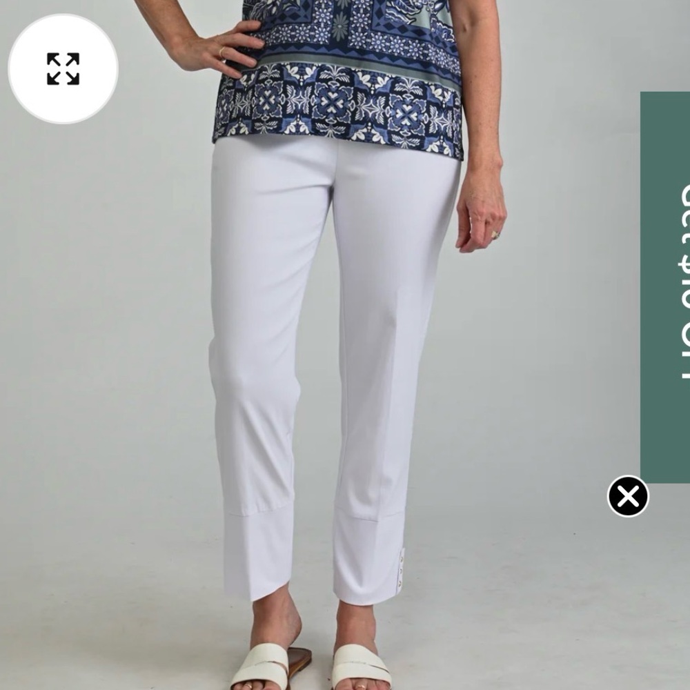 🤍 ⚓️ Women's White Capri